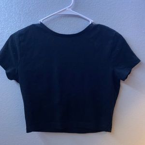 Simple black crop